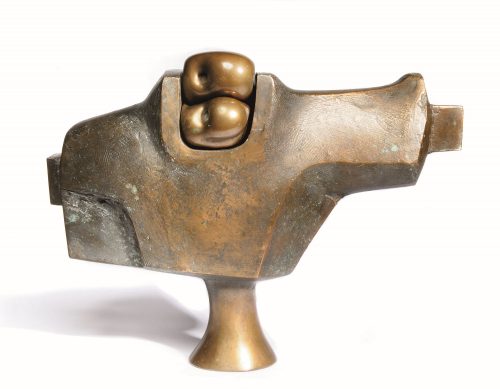 bernard meadows armed bust two eyes