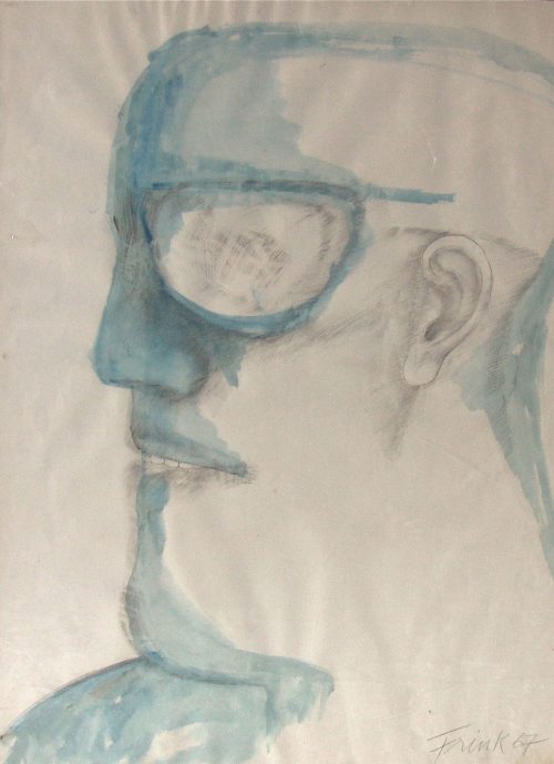 elisabeth frink goggle head 1967