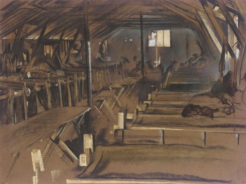 eric kennington interior of an adrian hut