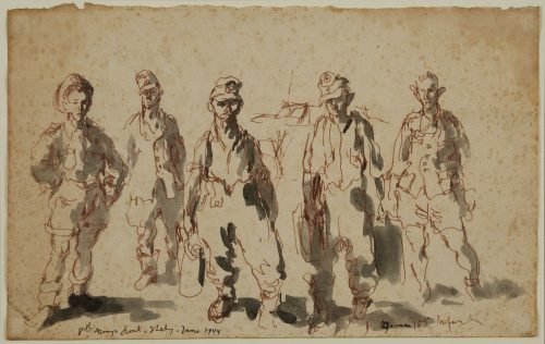 feliks topolski 8th armys front italy