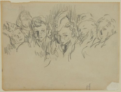 feliks topolski guardroom at night polish service women