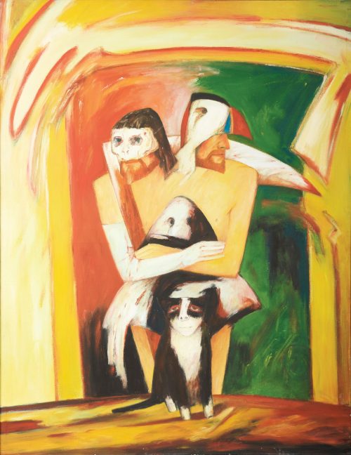 john bellany self portrait two heads