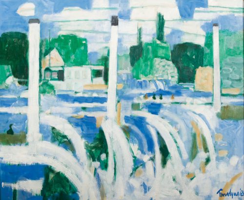julian trevelyan thames houseboats the weir