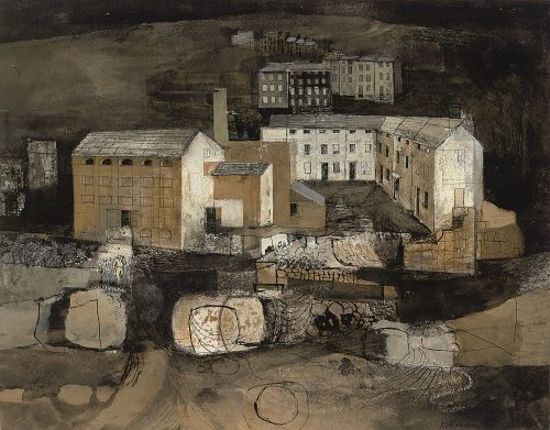keith vaughan industrial landscape iii morton mill