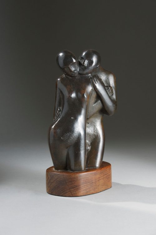 leon underwood les amoureux