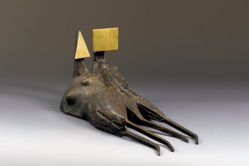 lynn chadwick maquette II two reclining figures