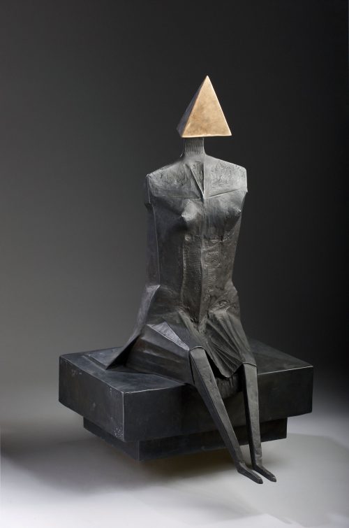 lynn chadwick second girl sitting on bench