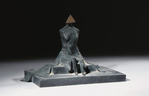 lynn chadwick sitting woman in robes ii