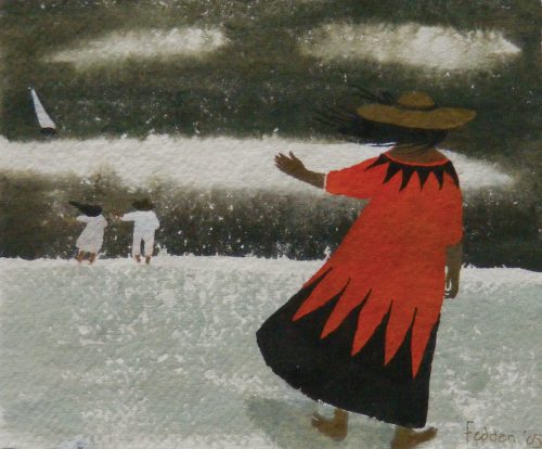 mary fedden on the shore