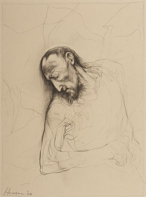 peter howson jerome in bethlehem