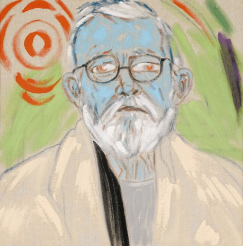 r b kitaj radiant turquoise self portrait