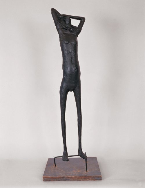 reg butler study for girl with a vest