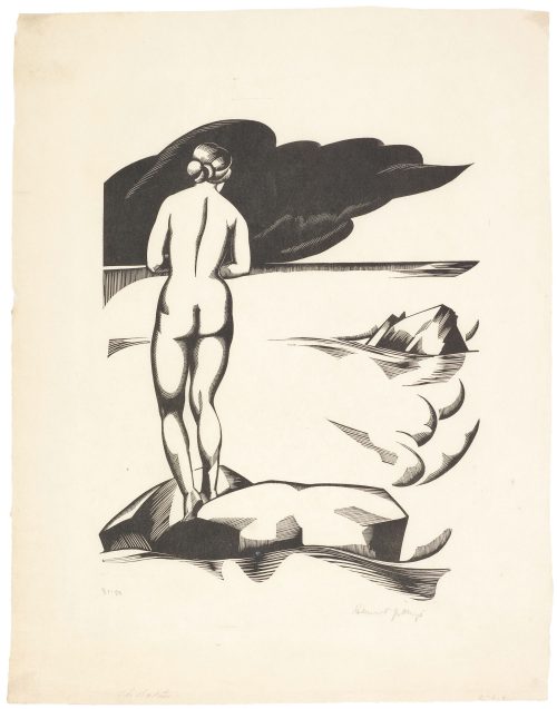 robert gibbings the bather