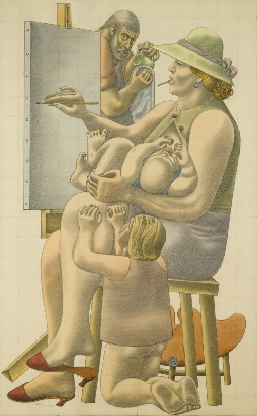 william roberts artist and wife