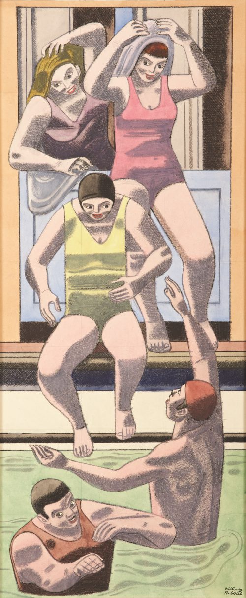 william roberts the swimming bath