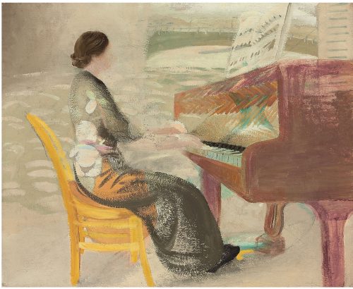 winifred nicholson woman playing a piano vera moore