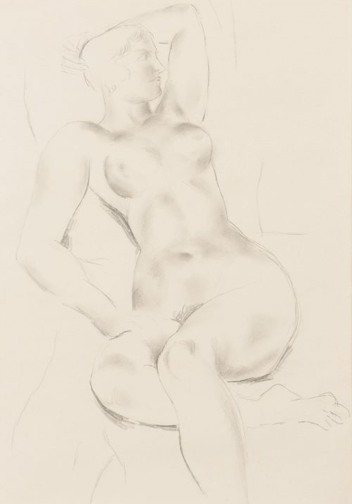 christopher wood seated nude