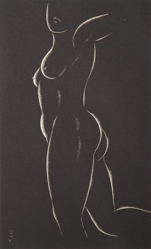 eric gill seated nude standing