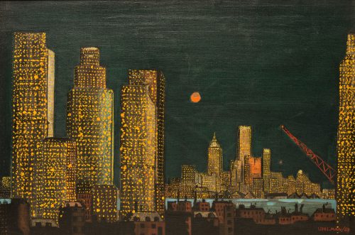 fred uhlman new york skyscrapers