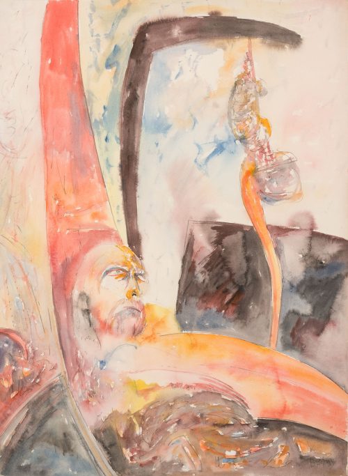 john bellany self portrait in hospital