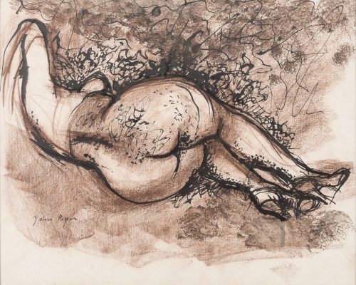 john piper reclining nude