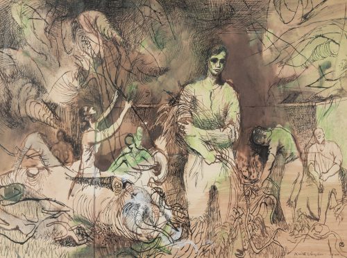 keith vaughan the garden at ashton gifford