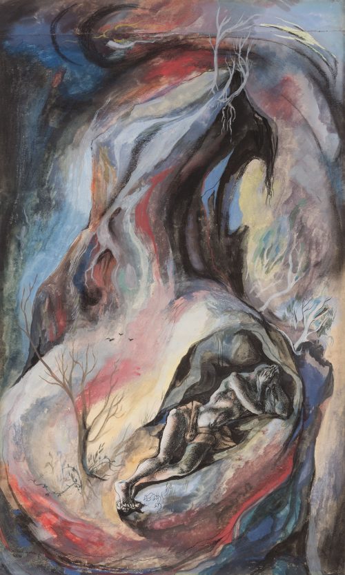 michael ayrton study on the theme of temptation of st anthony