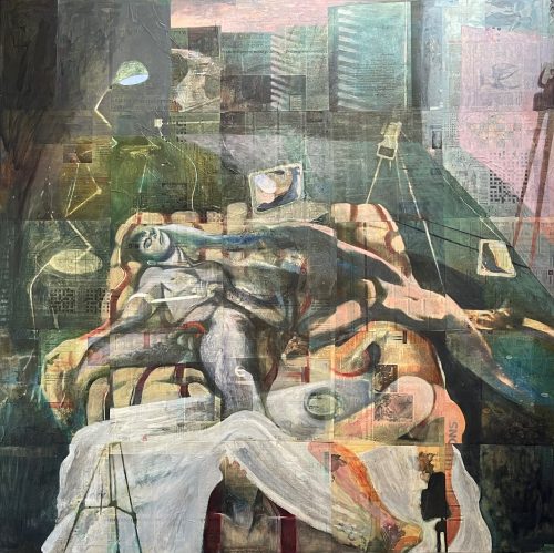 James Dearlove Figures on a Bed