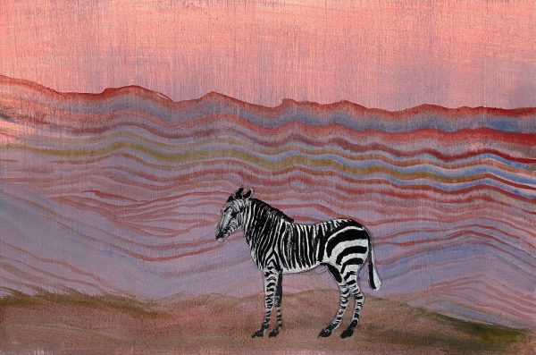 Tania Skeaping, Stripes in a Landscape, 2022