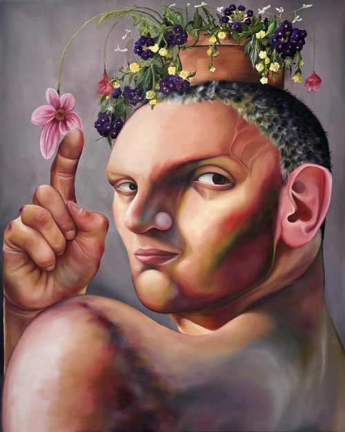 Denny Kaulbach Thorazine, Oil on Canvas, 155x125cm, 2024
